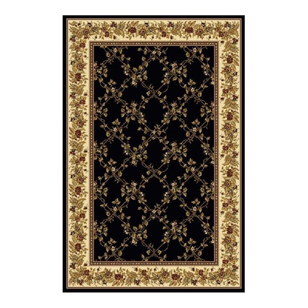 Radici USA Noble 1427 7'9" x 11'6" Black Area Rug, , large