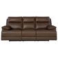 Ashley VonRyan Power Reclining Sofa with Adjustable Headrest in Tobacco, , large