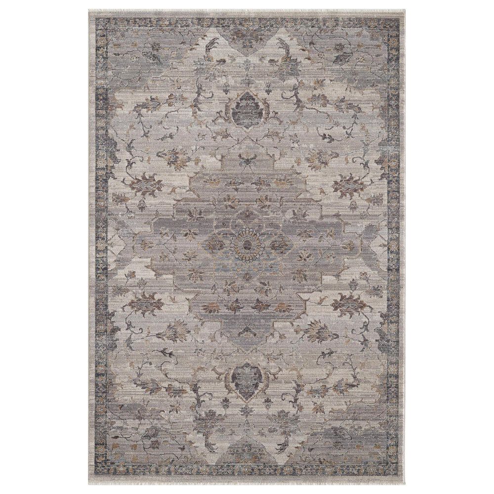Kas Oriental Rugs Adele Courtney 11"6" x 15"3" Ivory and Grey Area Rug, , large