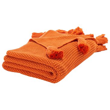 Safavieh Adelie 50" x 60" Throw in Orange, , large