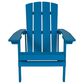 Flash Furniture Charlestown 3-Piece Adirondack Set in Blue, , large