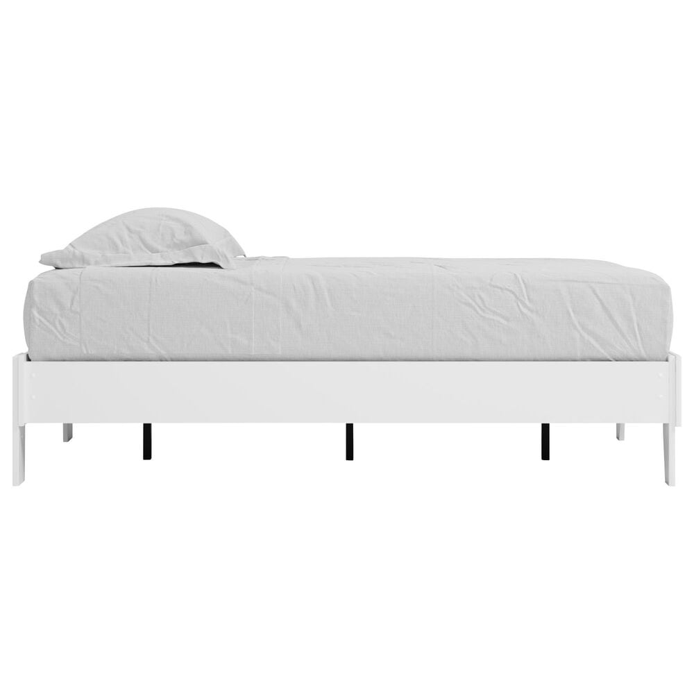 Ashley Piperton Twin Platform Bed in Matte White, , large