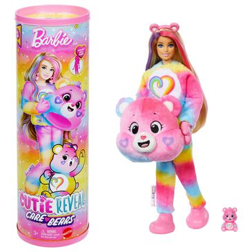 Barbie Cutie Reveal Care Bears Doll and Accessories in Multicolor, , large