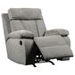 Ashley Mitchiner Manual Rocker Recliner in Fog, , large