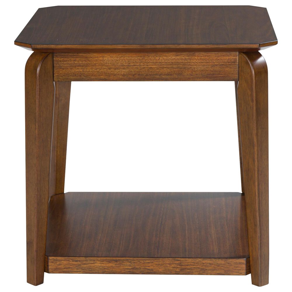 Ashley Trenmour Square End Table in Medium Brown, , large