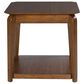 Ashley Trenmour Square End Table in Medium Brown, , large