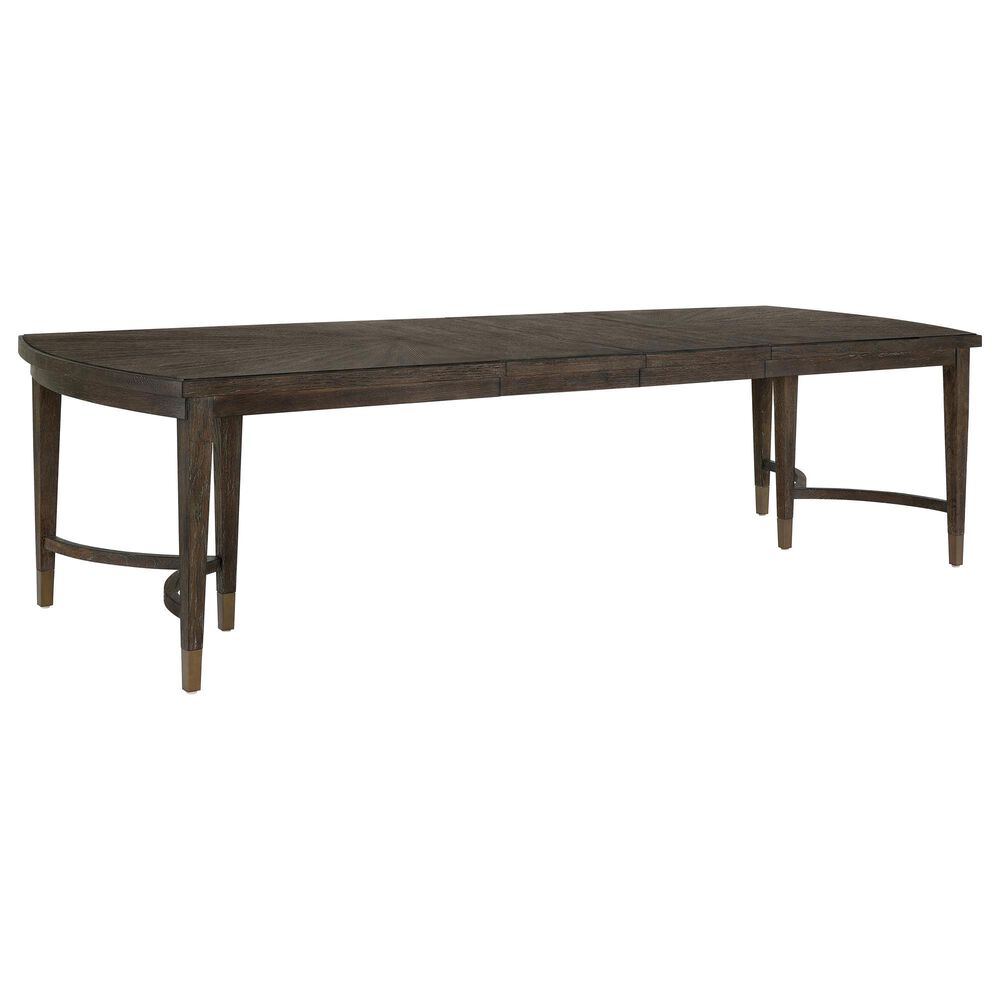 Universal Furniture Montclair and Nico 9-Piece Rectangular Dining Set in Cocoa and Smoked Gold, , large