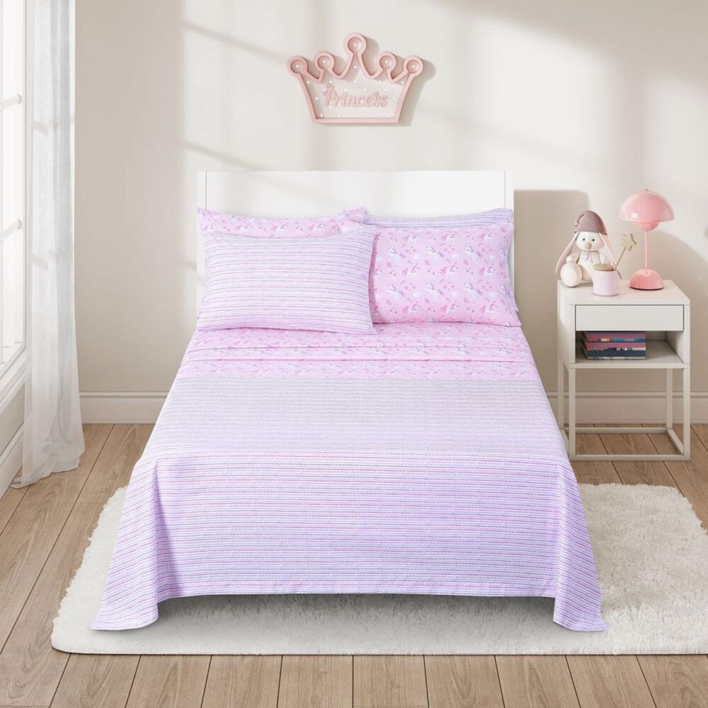 BCP Home Everyday Imagination 6-Piece Full Sheet Set in Bubblepearl, , large