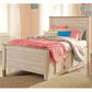 Ashley Willowton Full Panel Bed with 2 Storage Drawers in Whitewash, , large