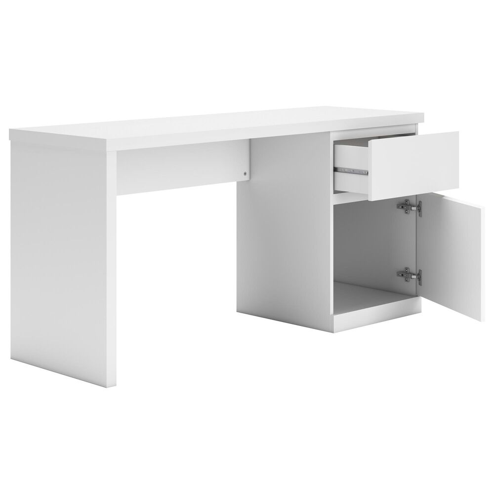 Ashley Onita 1-Drawer Home Office Desk in White, , large