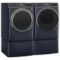 GE Appliances 5 Cu. Ft. Front Load Washer and 7.8 Cu. Ft. Gas Dryer Laundry Pair with Pedestal in Sapphire Blue, , large
