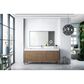 James Martin Vanities Linear 72" Single Bathroom Vanity in Whitewashed Walnut with 10 cm Glossy White Solid Surface Top and Rectangular Sink, , large