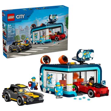LEGO City Drive-Through Car Wash Building Set, , large