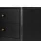 Four Hands Soto Metal 3-Drawer Nightstand in Black, , large