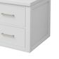 Lexora Home Castor 36" Single Bathroom Vanity in White with 2 cm White Cultured Marble Top and Rectangular Sink, , large
