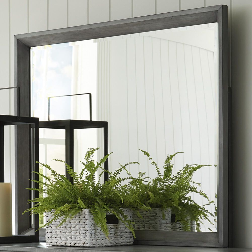 Ashley Russelyn Dresser Mirror in Light Weathered Gray, , large