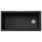 Blanco Inteos 39" Undermount Single Bowl Kitchen Sink in Anthracite, , large