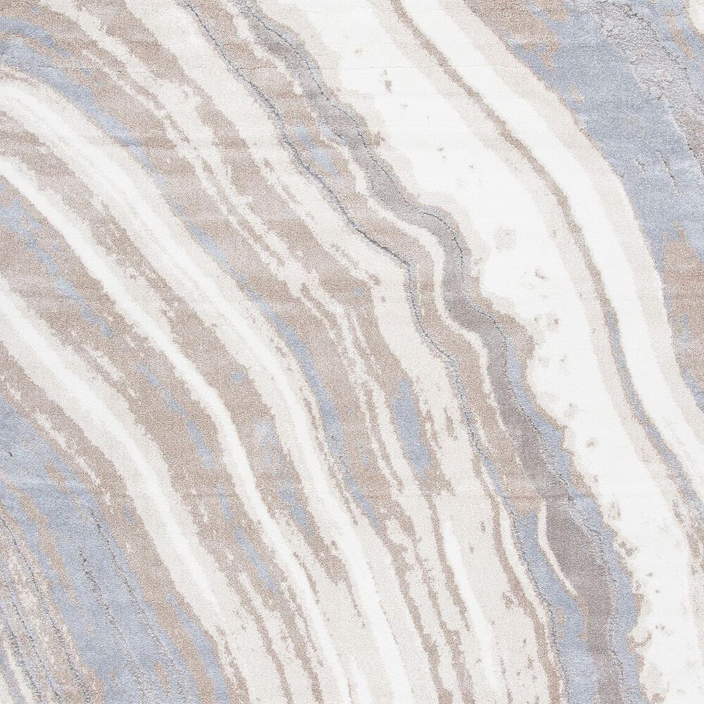 Safavieh Cyrus Shag CYR126A 2&#39;2&quot; x 9&#39; Ivory and Grey Runner, , large