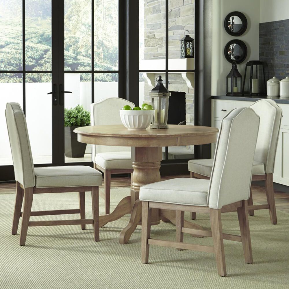 Homestyles Cambridge 5-Piece Dining Set in Whitewash, , large