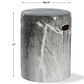Uttermost Marvel Garden Stool in Black and White, , large