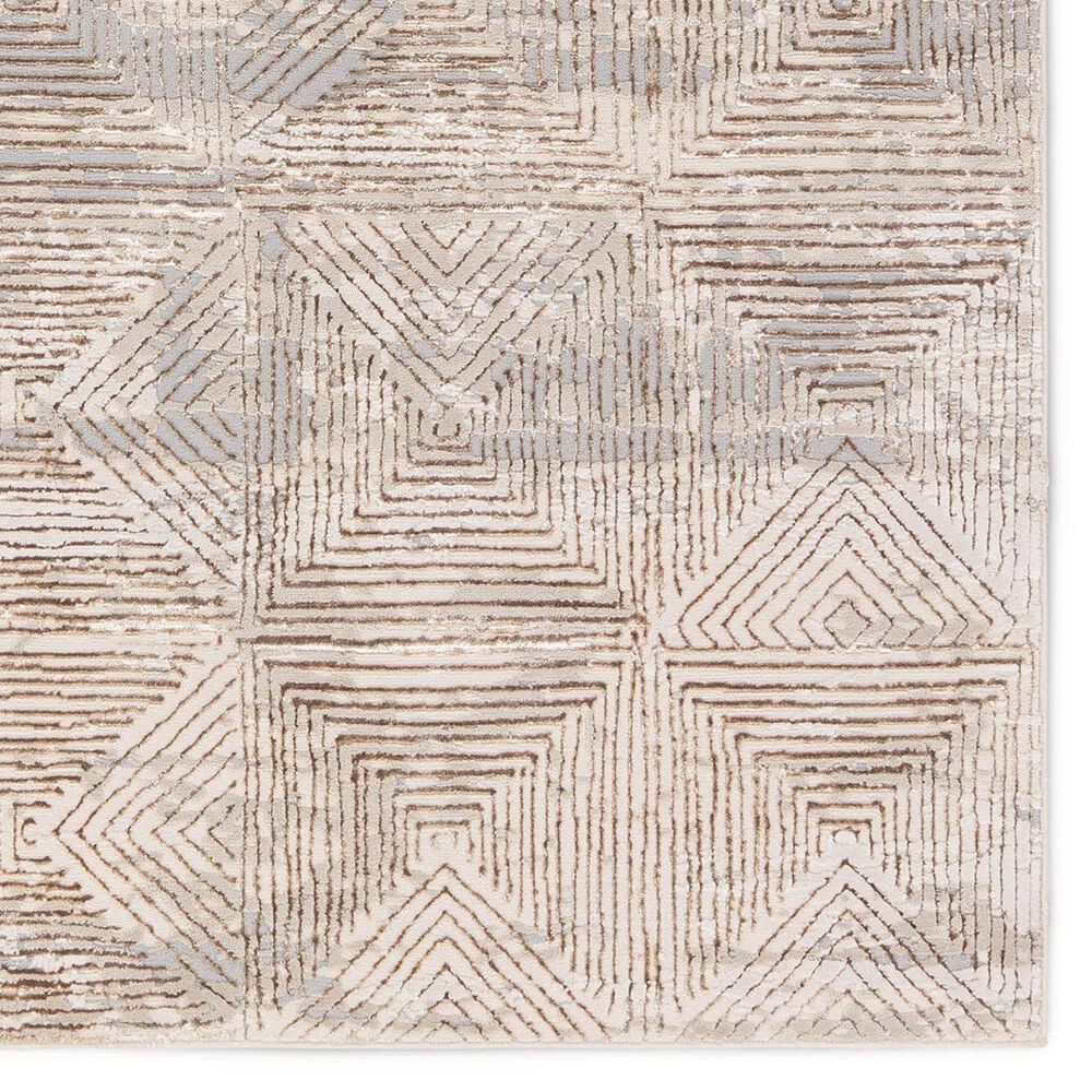 Jaipur Catalyst Eshe 2&#39;2&quot; x 8&#39; Feather Gray, Ash, Silver Gray, Walnut and White Pepper Runner, , large