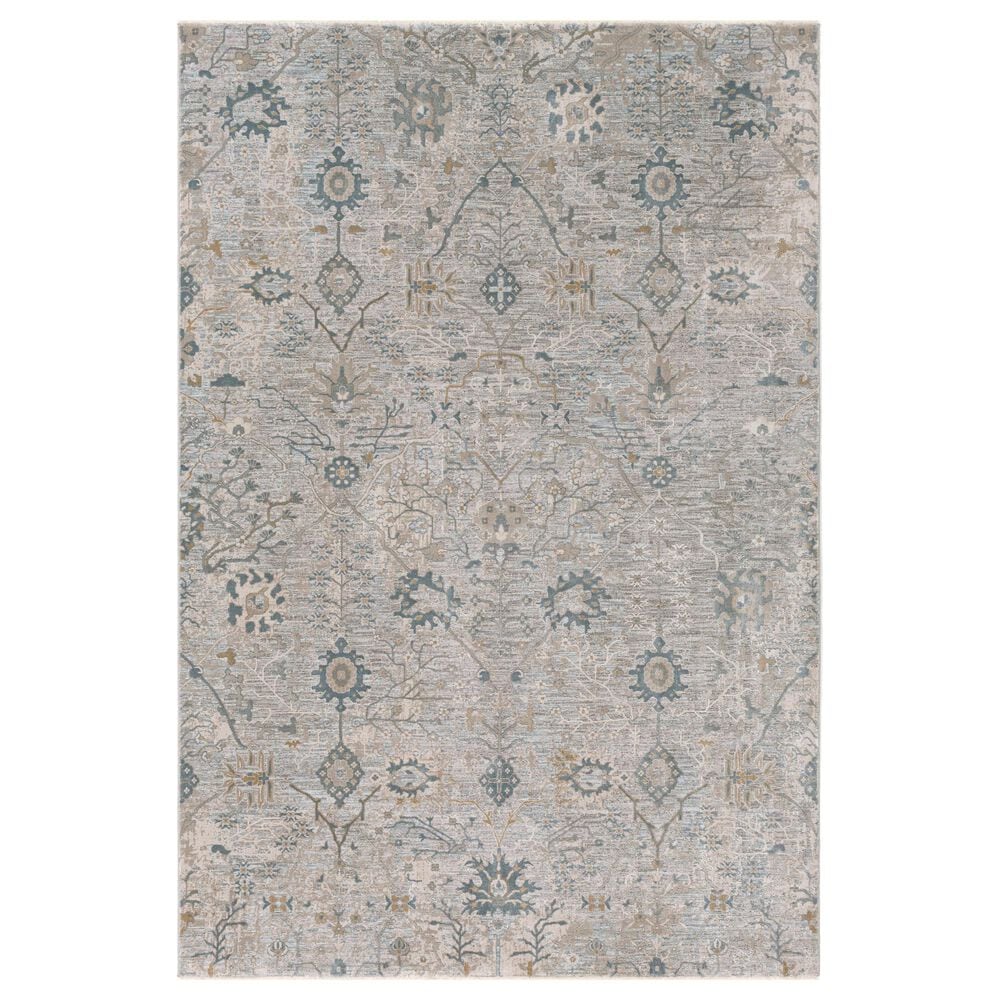 Surya Brunswick 5" x 7"5" Beige, Sage, Blue and Gray Area Rug, , large