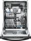 Frigidaire Gallery 24" Built-In Bar Handle Dishwasher with CleanBoost in Black Stainless Steel, , large
