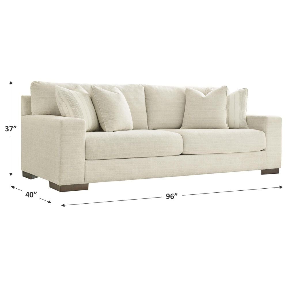 Ashley Maggie Stationary Sofa in Birch, , large