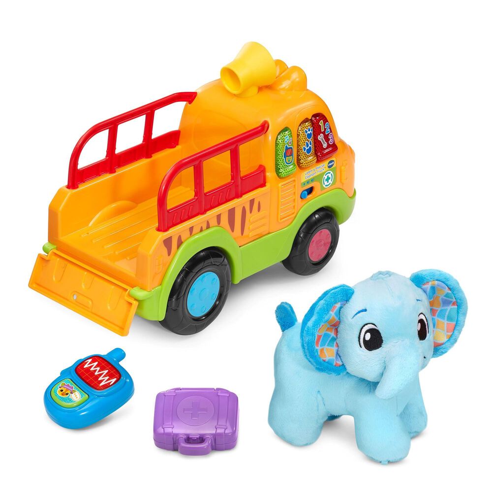 Vtech VTech Learn & Rescue Elephant Truck, , large