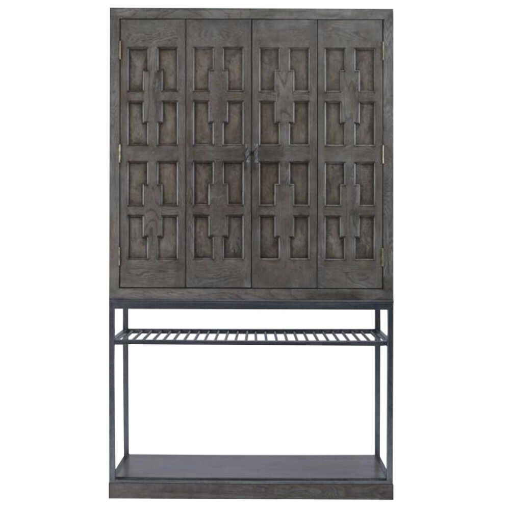 Century Casa Bella Bar Cabinet in Gray Distressed, , large