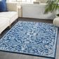 Surya Harput HAP-1068 7"10" x 10"3" Beige, Gray and Teal Area Rug, , large