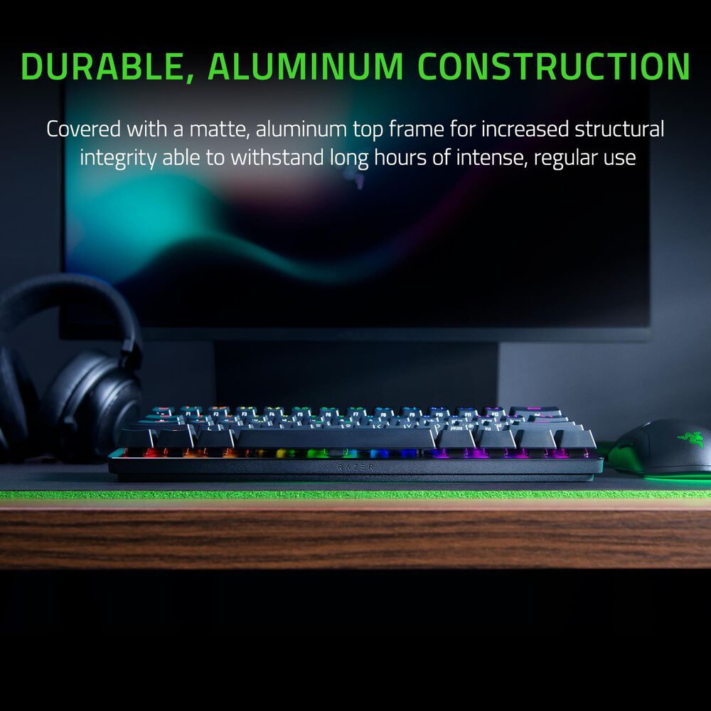 Razer Huntsman Mini Gaming Keyboard with Chroma RGB Backlighting in Black, , large
