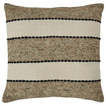 Ashley Rueford 20" Square Throw Pillow in Brown, Black and Natural, , large