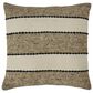 Ashley Rueford 20" Square Throw Pillow in Brown, Black and Natural, , large