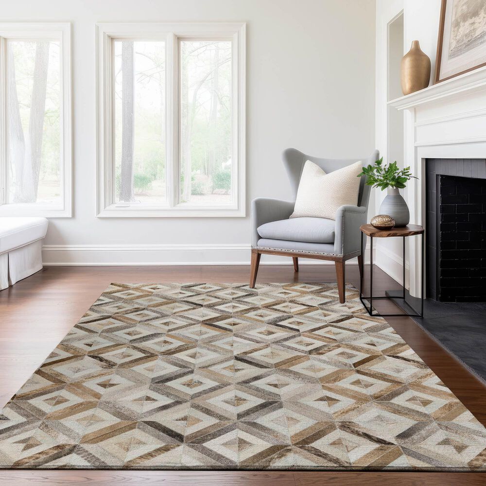 Dalyn Rug Company Bozeman BM7 Gray 3&#39; x 5&#39; Area Rug, , large