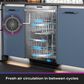GE Profile 24" Built-In Bar Handle Dishwasher with UltraFresh in Fingerprint Resistant Stainless Steel, , large