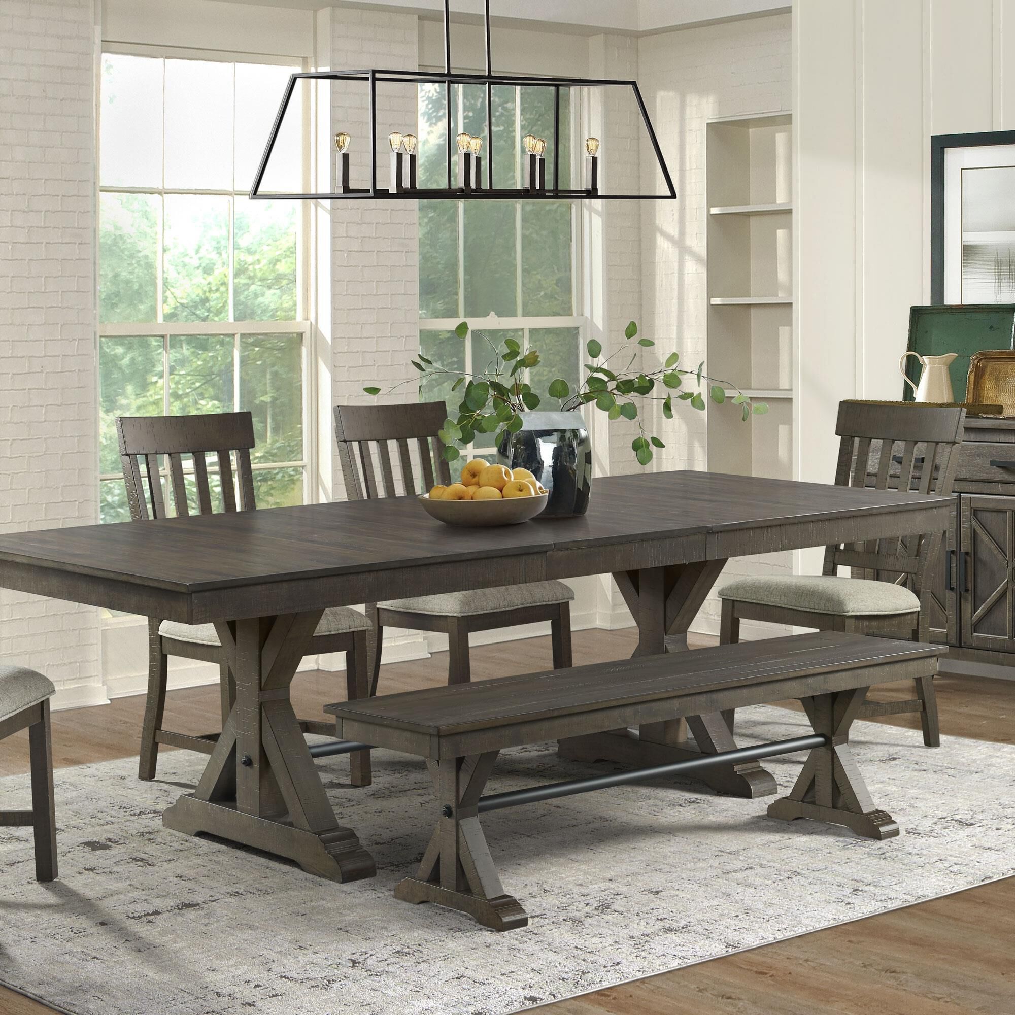 Hawthorne Furniture Sullivan 6-Piece Dining Set in Burnished Clay
