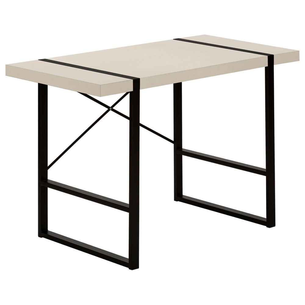Monarch Specialties Contemporary 48" Computer Desk in Taupe/Black , , large