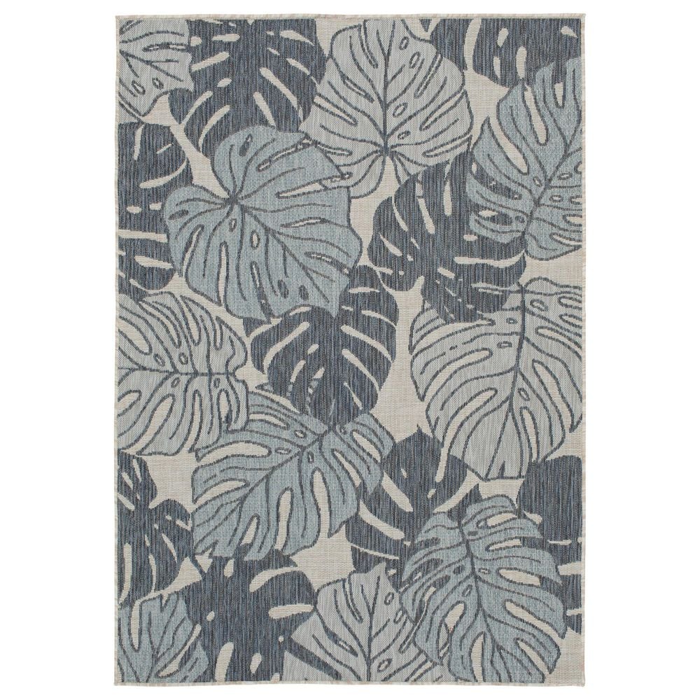 Central Oriental Melbourne Daylan 5" x 7" Vanilla and Lagoon Area Rug, , large
