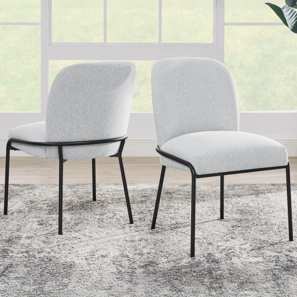Steve Silver Conrad Side Chair in Black, , large