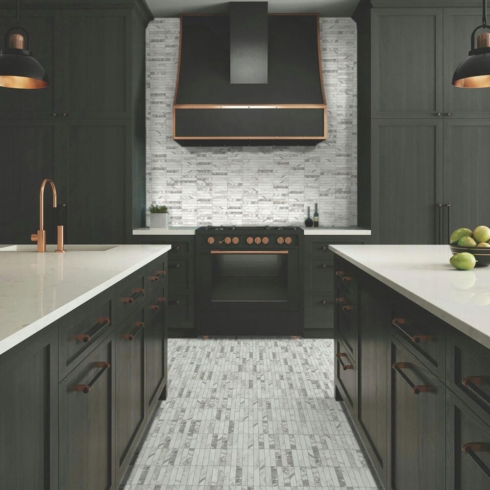 Dal-Tile Divinium Zion 9-3/4&quot; x 11-1/2&quot; Ceramic Mosaic Sheet, , large