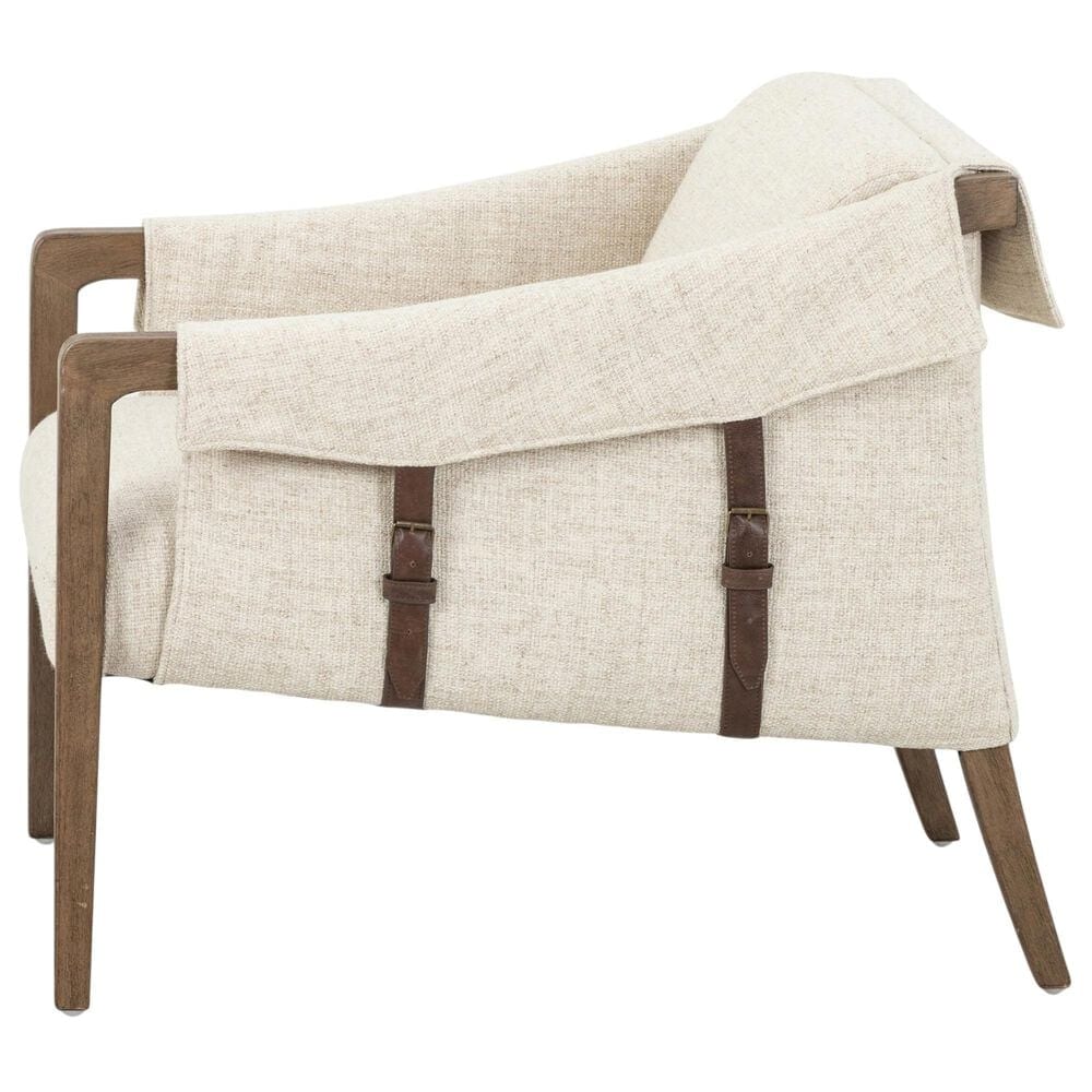 Four Hands Bauer Arm Chair in Thames Cream, , large