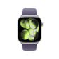 Apple Watch Series 11 (GPS+Cellular) 42mm Silver Aluminum Case with Purple Fog Sport Band - S/M - (2025), , large