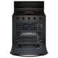 Whirlpool 5.3 Cu. Ft. Freestanding Smart Gas Range with Air Cooking Technology in Black Stainless Steel, , large