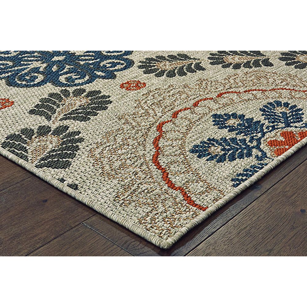 Oriental Weavers Latitude 1903W 9&#39;10&quot; x 12&#39;10&quot; Grey Area Rug, , large