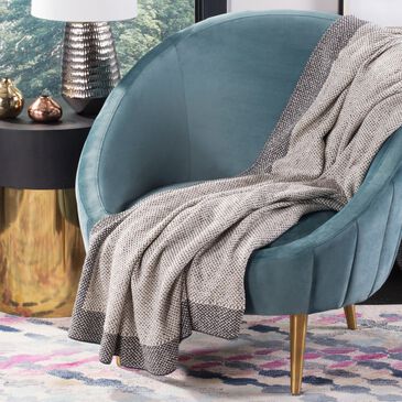 Safavieh Dania 50" x 60" Throw in Gray, , large