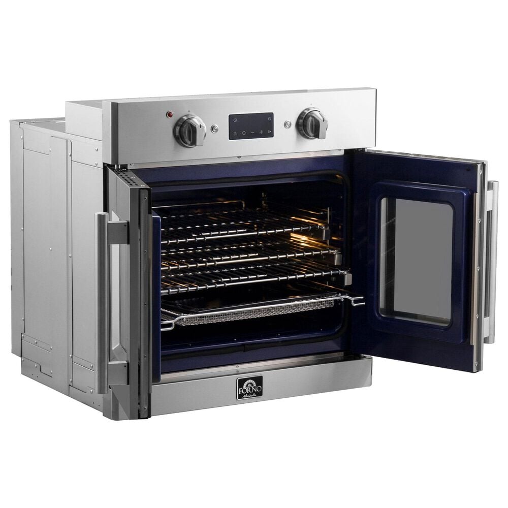 Forno Gallico 30" Single Electric Wall Oven with French Door in Stainless Steel, , large