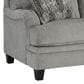 Ashley Davinca Stationary Loveseat in Charcoal, , large