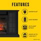 Classic Flame 62" TV Stand with Electric Fireplace in Embossed Ash, , large
