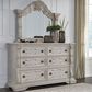 Millenium Bruchandi 6-Drawer Dresser in Antiqued White, , large